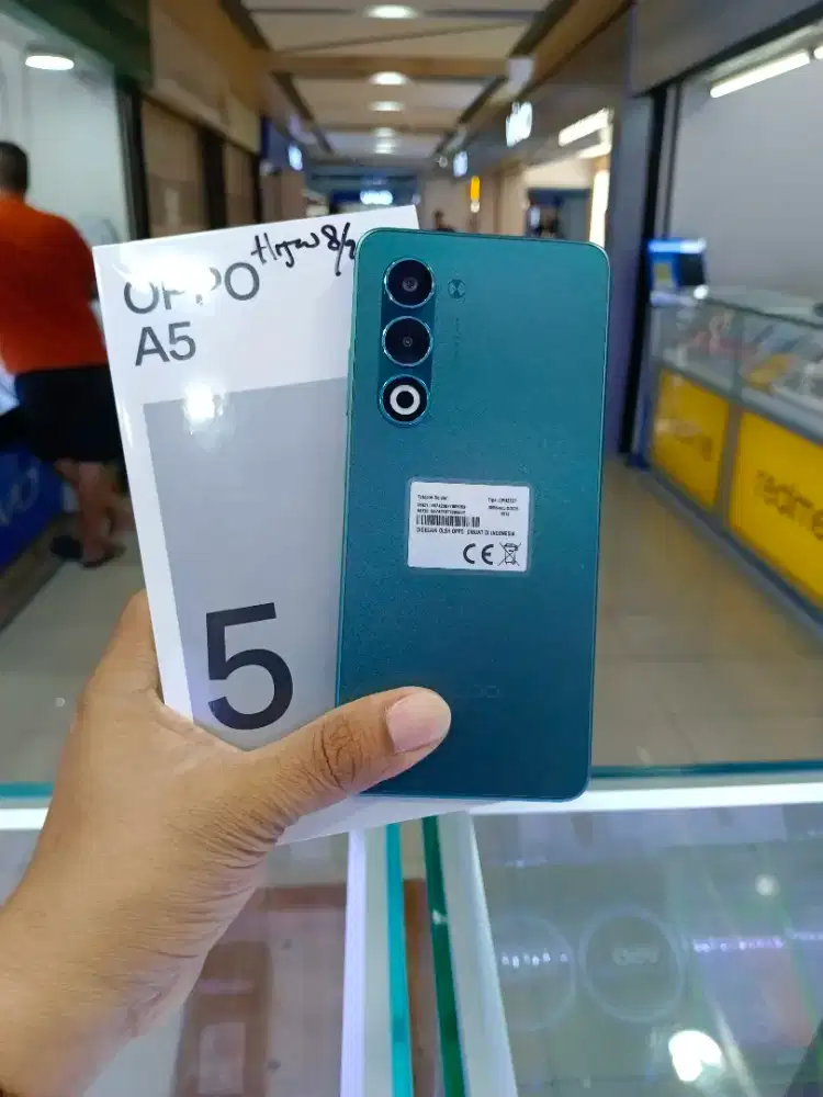 Oppo A5 NFC 8/256 Green Super Duper Like New 100% Garansi Resmi Oppo