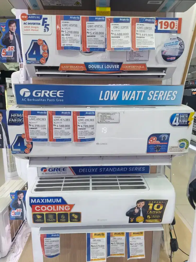 PROMO KREDIT AC GREE TANPA DP! BUNGA 0% FREE 1 CICILAN