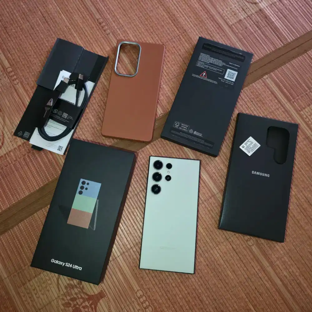 Samsung s24 ultra 1tb sein titanium green fullset original berbonus