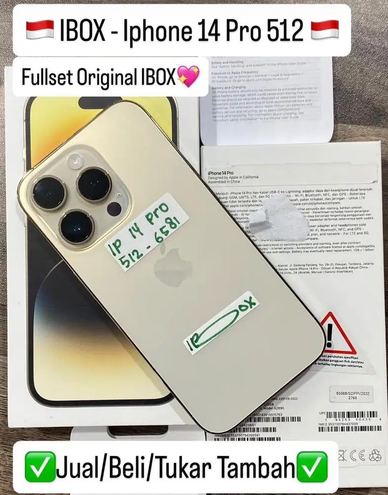 Iphone 14 Pro 512 Gold IBOX