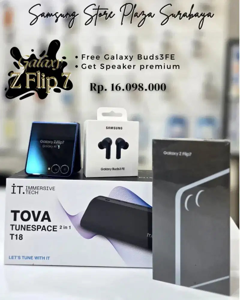 Samsung galaxy z flip 7 free voucher 1,5jt