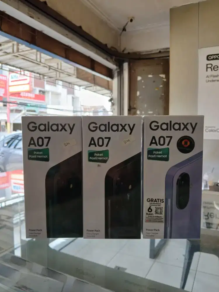 Samsung A07 4+4/64GB Powerpack, HellioG99, Baru Fresh Garansi resmi.
