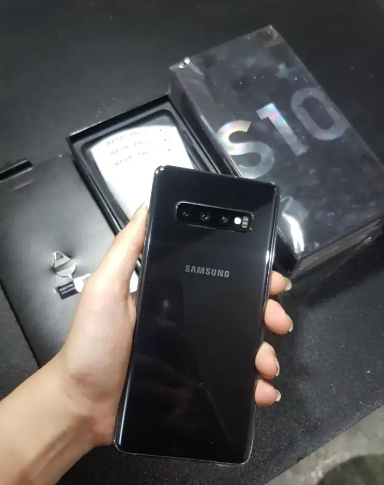 Murah hp Samsung S10+ plus 8/128 lkp, bs TT