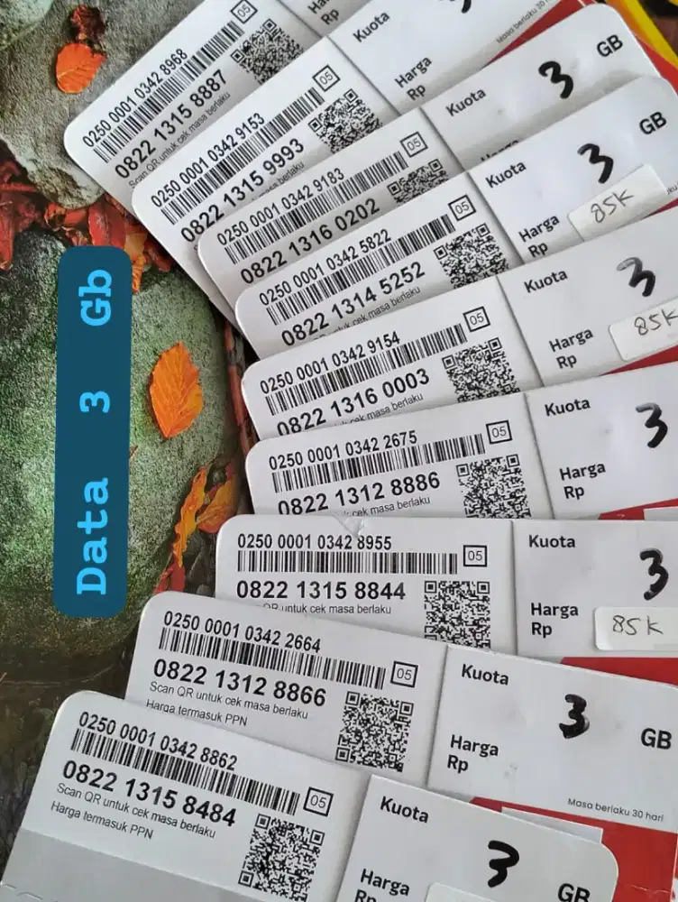 NOMOR CANTIK SIMPATI KUOTA 3 GB NASIONAL COCOK BUAT WA BISNIS.