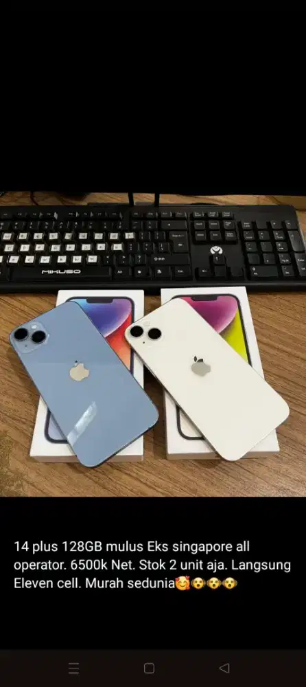 iPhone 14 plus 128GB Eks inter