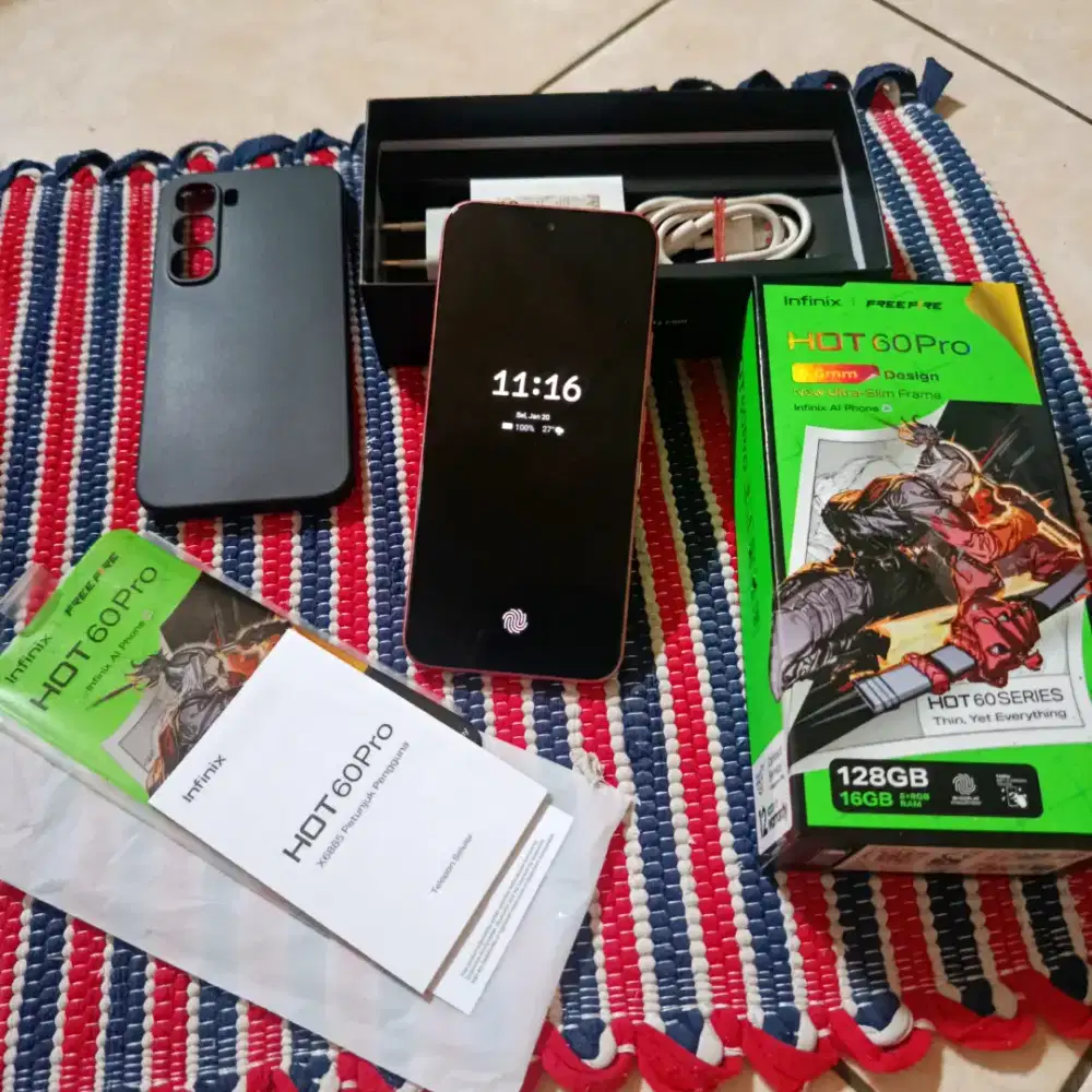 infinix hot 60 pro 8+8/128 fullset