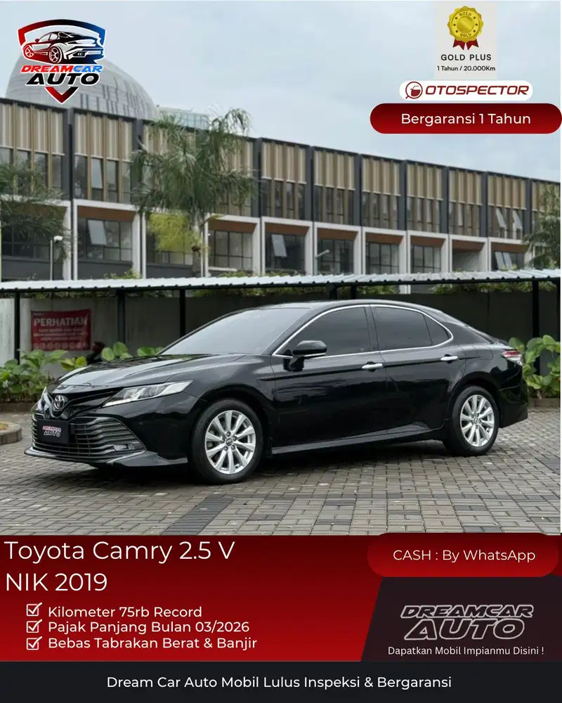 [KM75RB] Toyota Camry 2.5 V NIK 2019