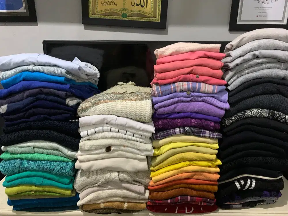 borongan paket usaha rajut mix kemeja & outer