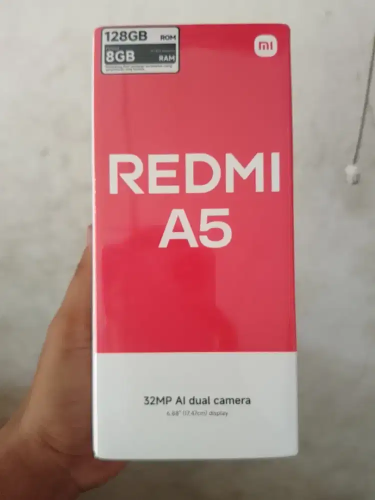 Redmi a5 4+4/128 garansi resmi