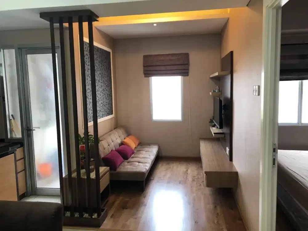 ready apartemen green lake sunter,1kamar furnished,lantai rendah,hadap selatan,AC 2 dan waterheater