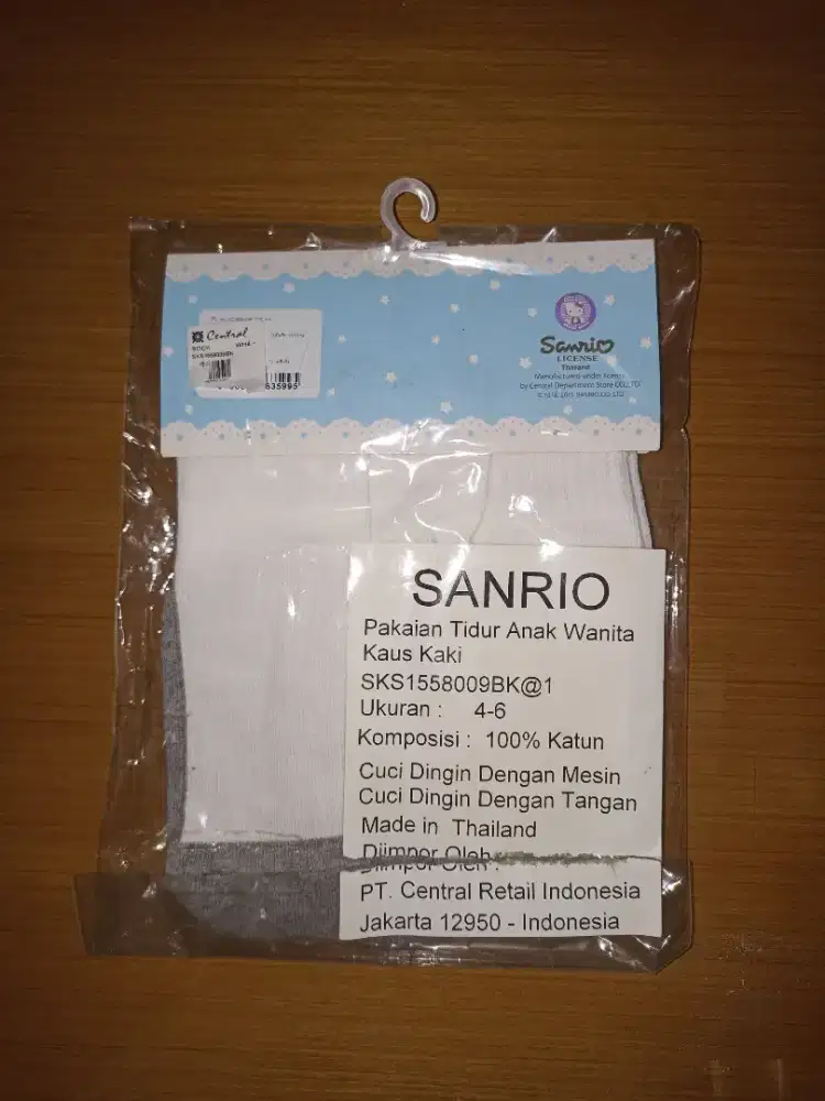 Kaos Kaki Anak Sanrio