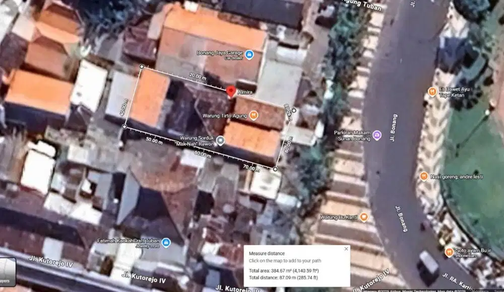 DIJUAL BANGUNAN USAHA 0 METER DARI ALUN- ALUN TUBAN JAWA TIMUR