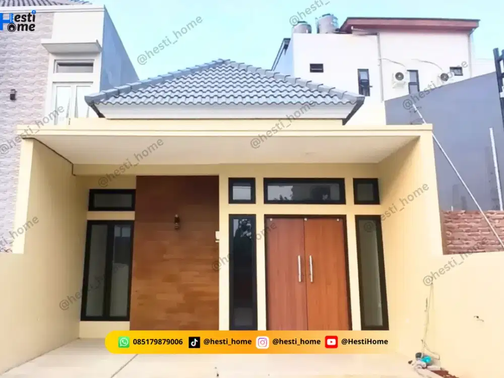 Rumah Cantik 6 menit ke UNDIP di Mulawarman Townhouse Bebas Request Desain