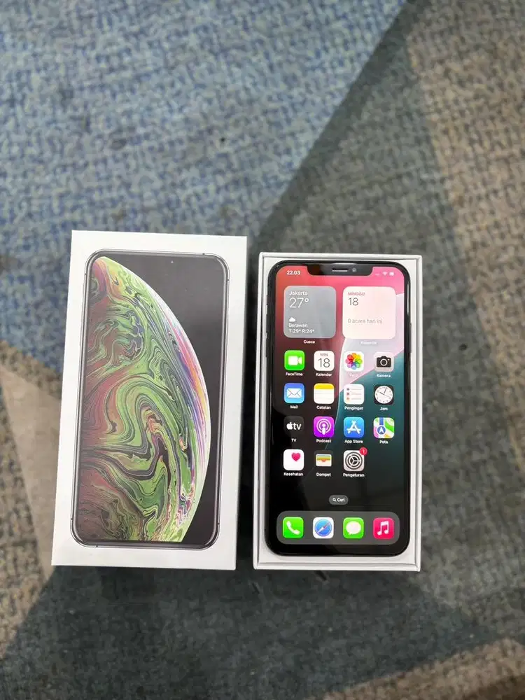 Iphone xsmax 256gb second ibox fullset
