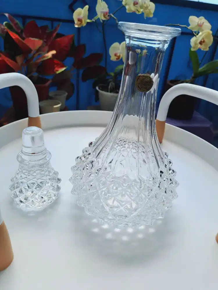 Kristal Bohemian Antik usia hampir 20 tahun Made in France