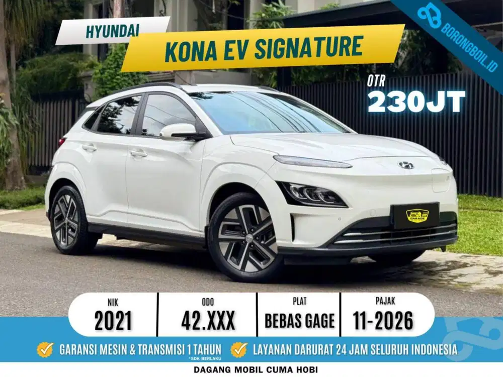 Hyundai Kona EV Signature Long Range 2021 Putih