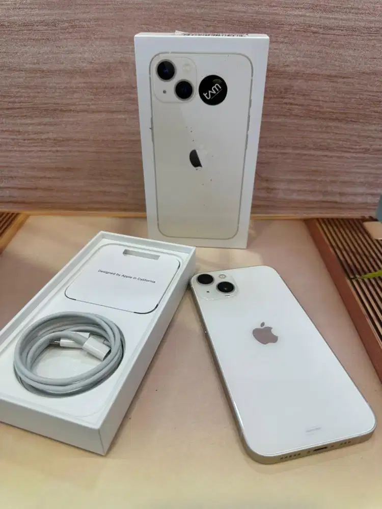 iPhone 13 128GB Starlight BH 95% garansi ibox 08/02/26