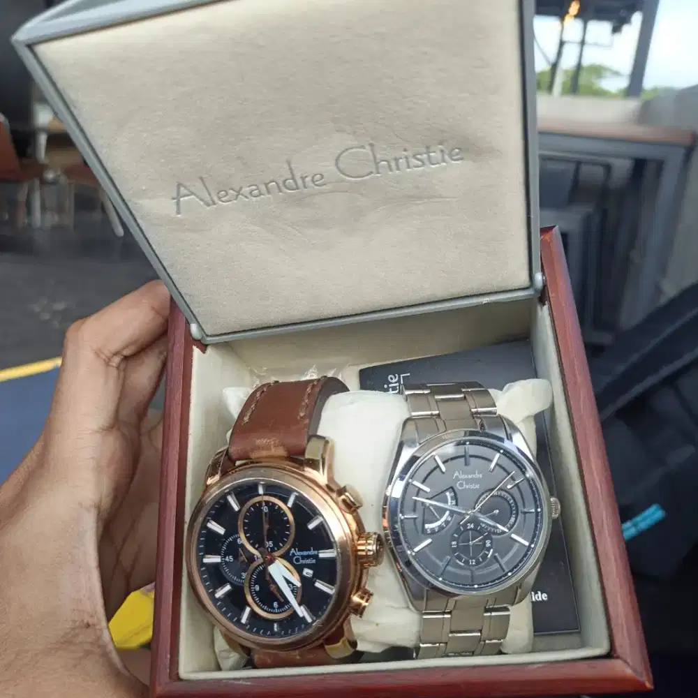 Jam Alexandre Christie Original 2 Jam + Box
