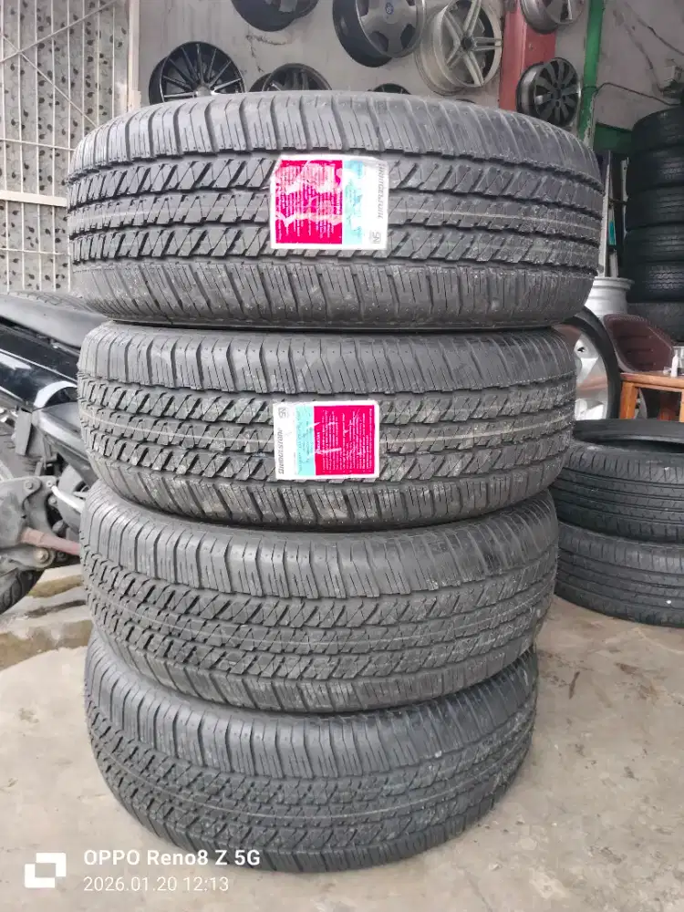 Jual ban mrek bregestone dueler H/T ukuran 265 65 R18 kond baru 4pcs