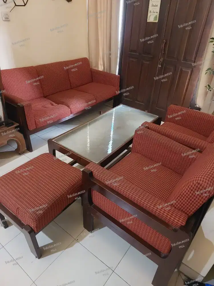 set sofa  minimalis / retro vintage 2-1-1