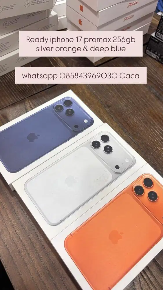 Ready iphone 17 promax silver