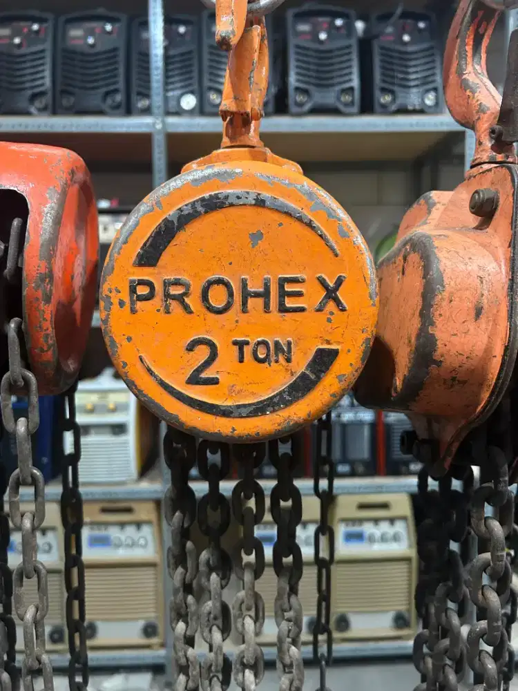 Chainblock bekas 2Ton merk Prohex