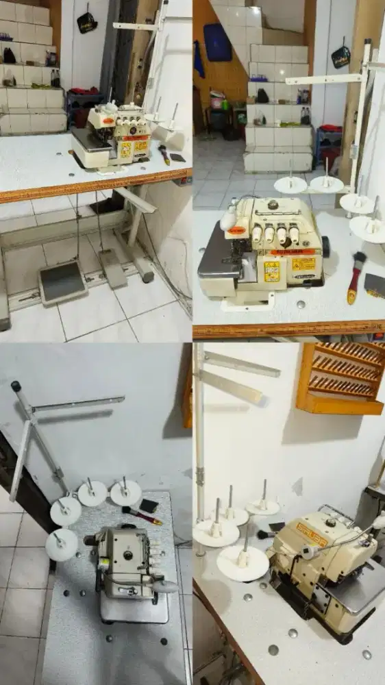 Mesin obral, merk siruba, dinamo servo.