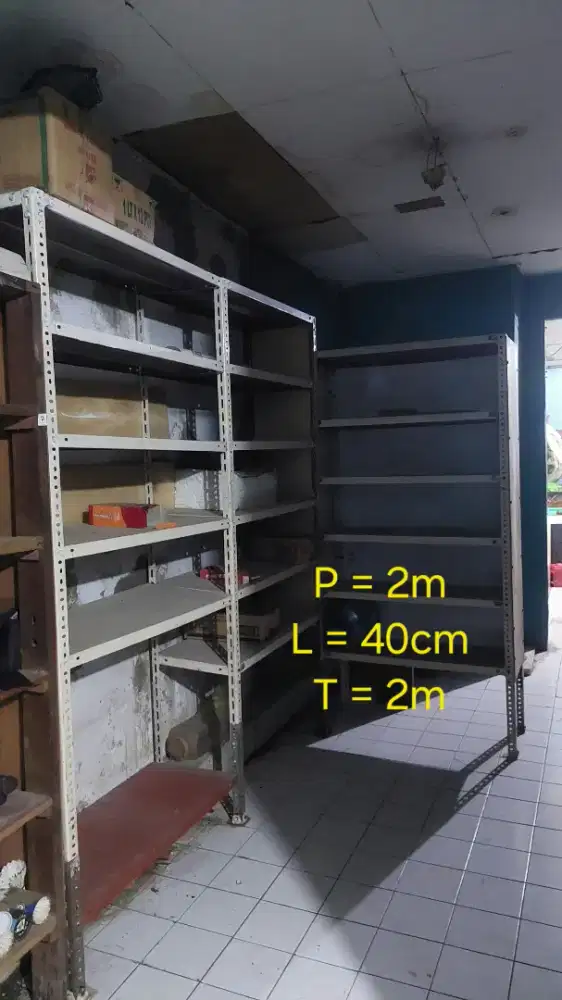 Rak Besi 1 set untuk warung