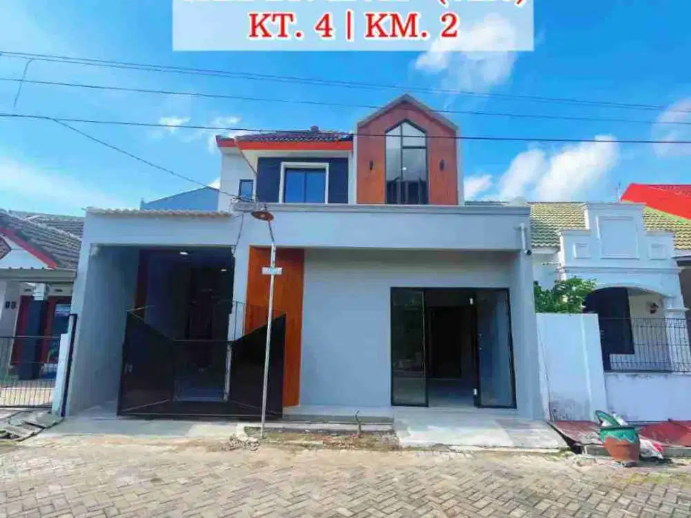 rumah baru siap huni di perumahan pondok indah Wiyung Surabaya