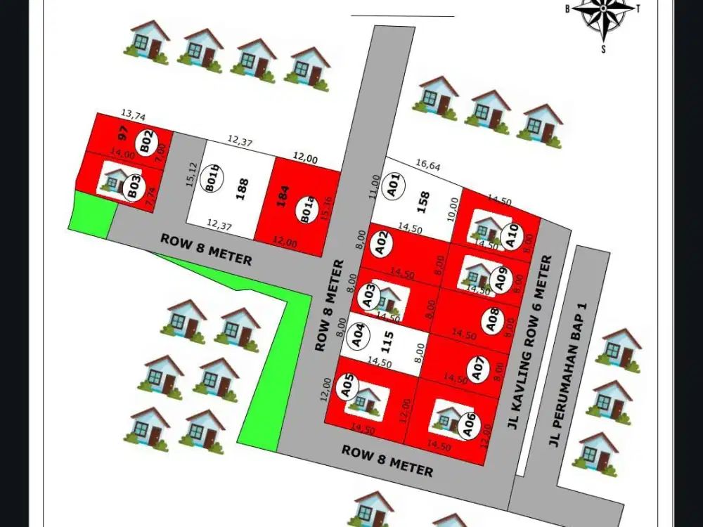 KAVLING SIAP BANGUN DI PUSAT KOTA SERANG