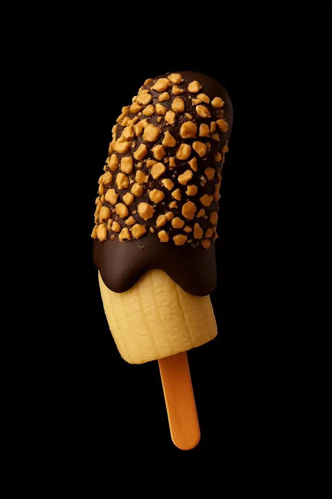 Jualan keliling Es Banana Chocolate