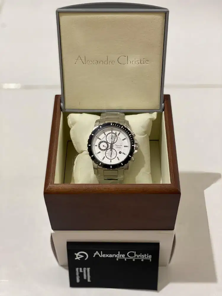 JAM TANGAN ALEXANDRE CHRISTIE CHRONOGAPH AC 6141 MC