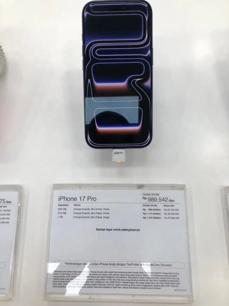 Promo cicilan iPhone 17 Pro Bunga 0% Free 2x cicilan