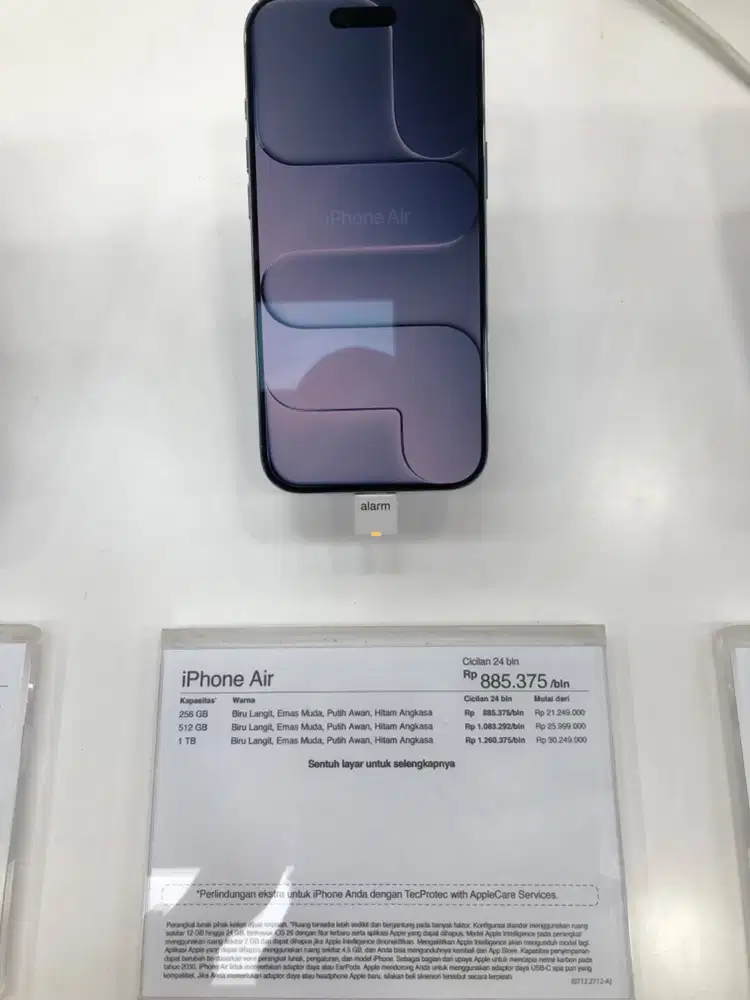 Promo cicilan iPhone Air Bunga 0% Free 2x cicilan