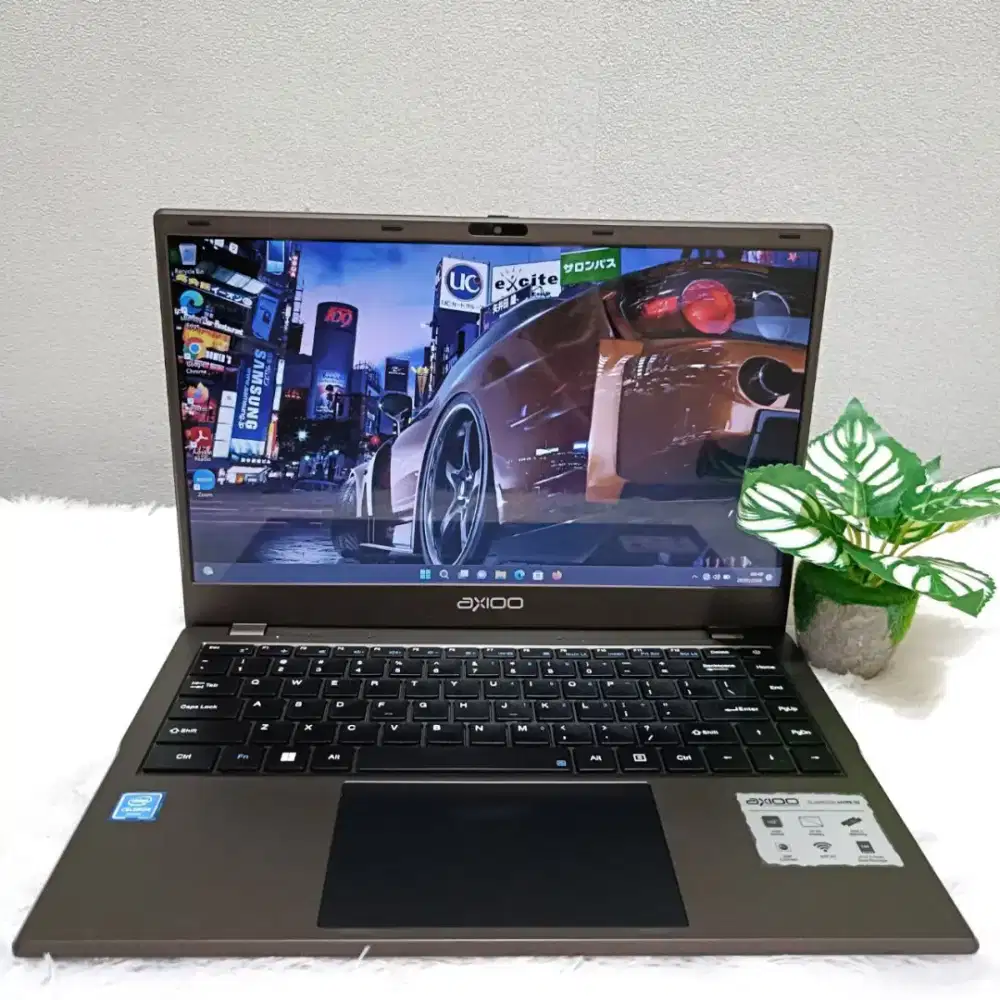 AXIOO SLIMBOOK HYPE 10 INTEL N4020 RAM 4GB SSD 128GB LAYAR 14.0 INCH