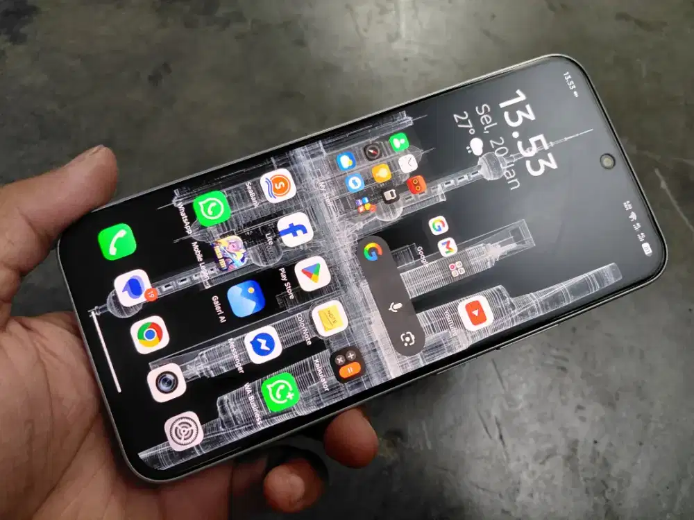 INFINIX HOT 60 PRO (TITANIUM SILVER) RAM 8/128GB LIKE NEW FULLSET GRSI