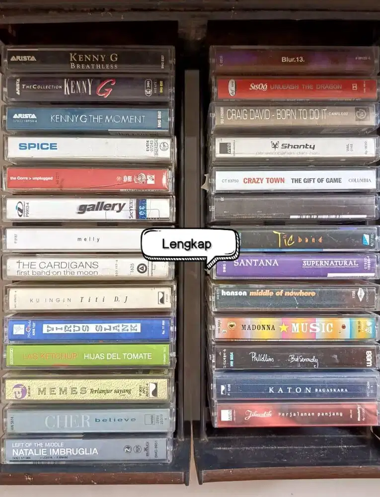 Rak kaset + kaset (TIDAK DIECER)