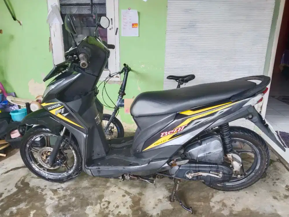 Honda beat FI 2014,siap pake, ss bpkb faktur, murah meriah