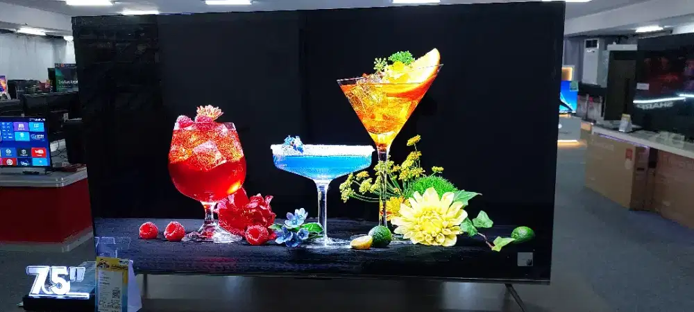 AQUA GOOGLE TV 75INCH KREDIT TANPA DP