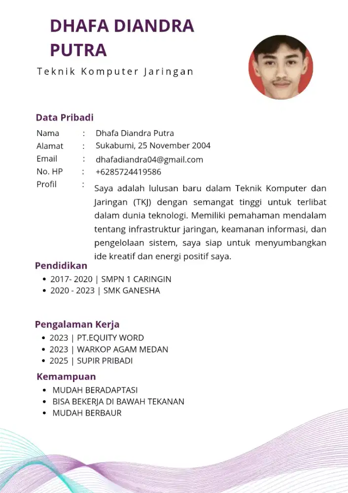 Cari kerja apa aja yang penting halal