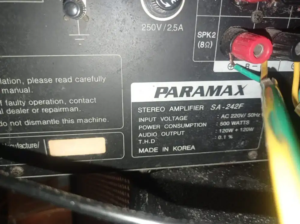 Amplifire paramax SA 242 F