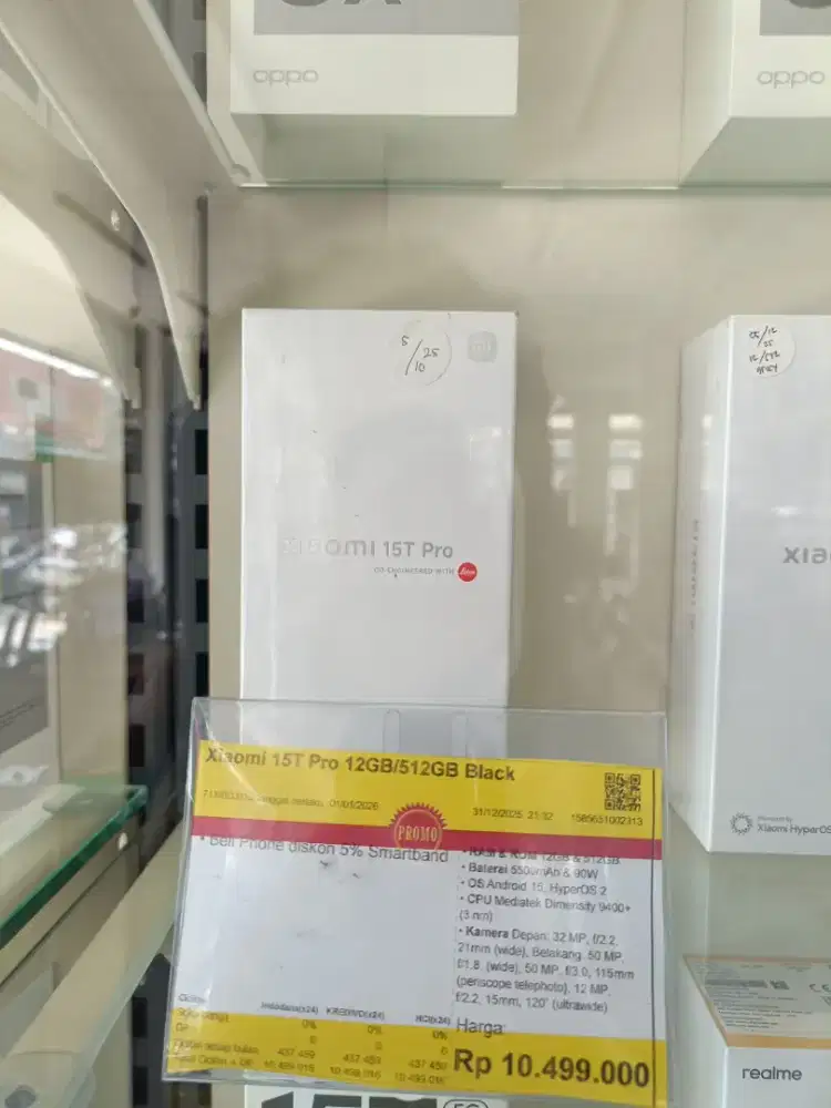 Kredit Kredivo Xiaomi 15T Pro 12/512GB. gratis 1x cicil