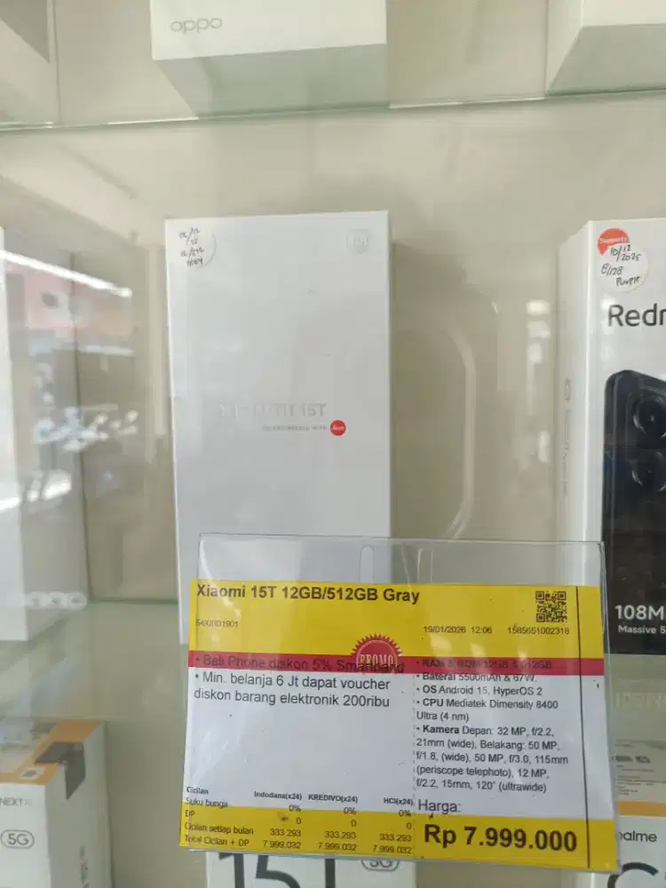 Kredit Kredivo Xiaomi 15T 12/512GB Gratis 1xCicil