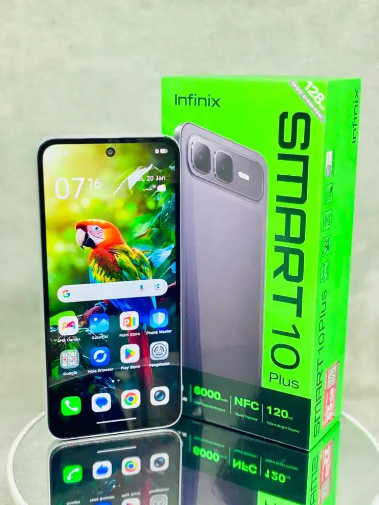 RAM 16 8+8 128GB INFINIX SMART 10 PLUS GARANSI RESMI OKTOBER 2026