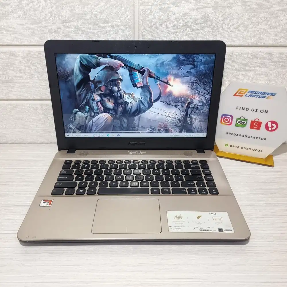 ASUS X441BA AMD A9-9425 RAM 4GB HDD 1TB RADEON R5 GRAPHICS
