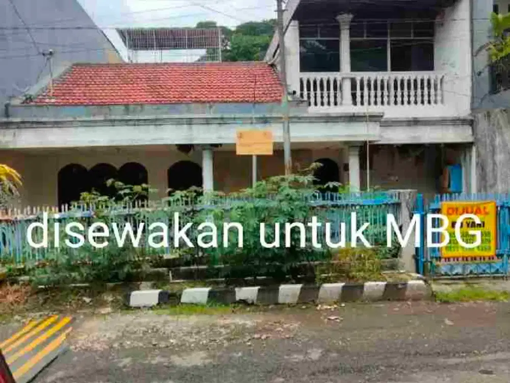 Disewakan Rumah untuk MBG, 2 Lt lokasi strategis di Ngagel Wasana I No.74 - 76 .Kel.Baratajaya , Kec.Gubeng Surabaya.