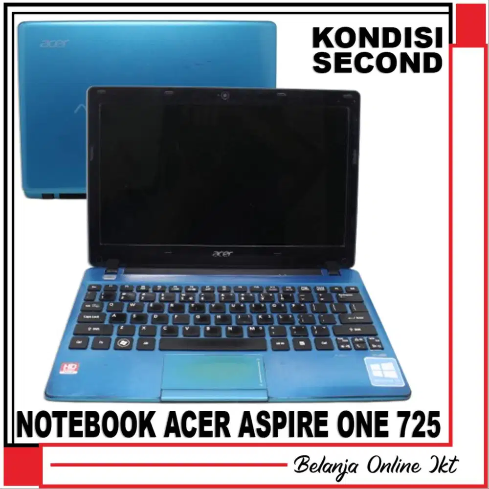 Laptop Notebook Acer Aspire One 725 SECOND