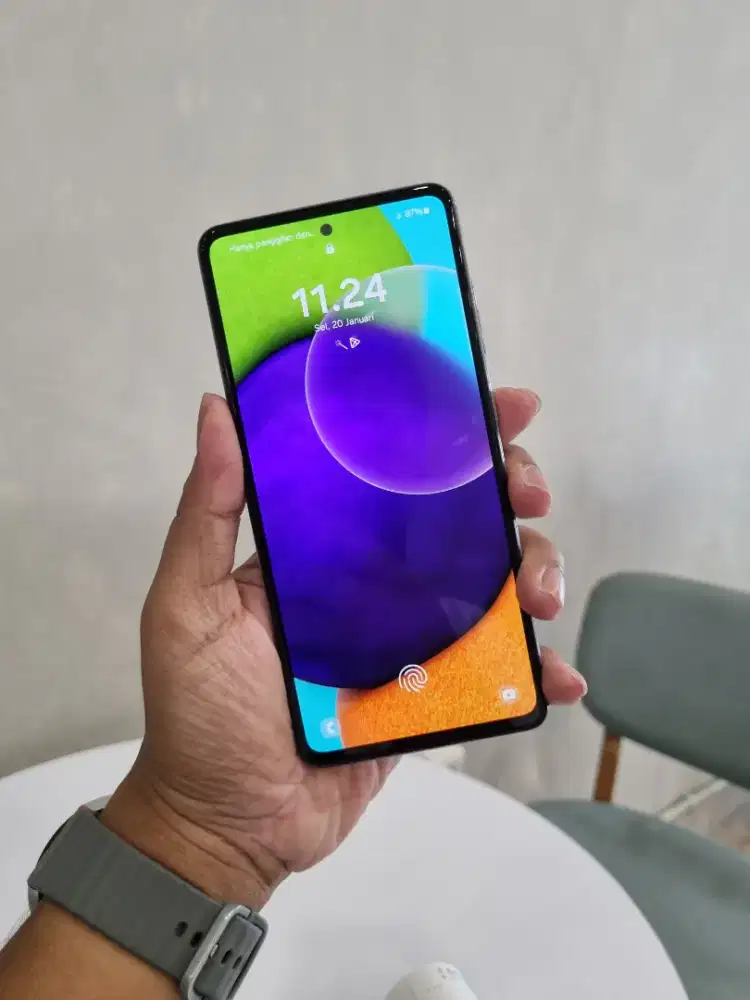Samsung A52 8/256 amoled normal dan charger