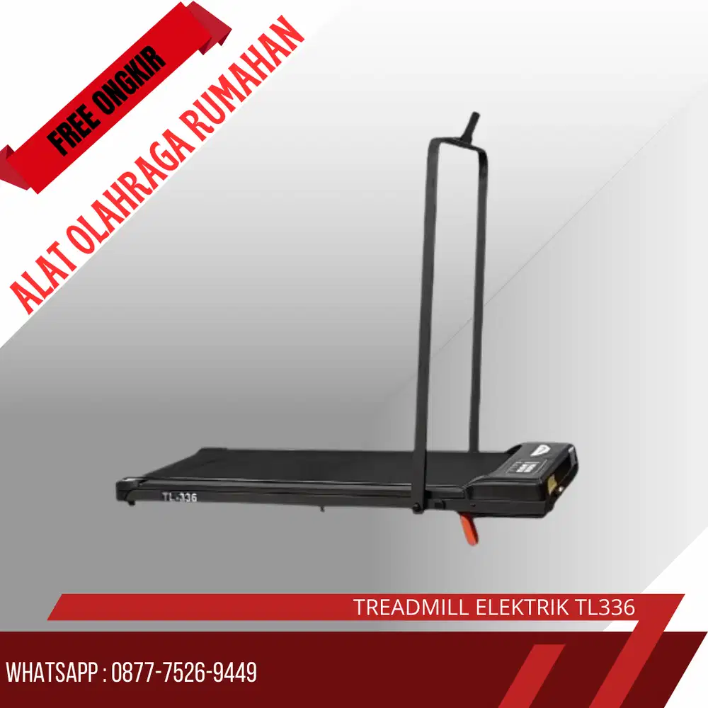 Treadmill elektrik TL336 Alat olahraga lari lipat walking pad murah