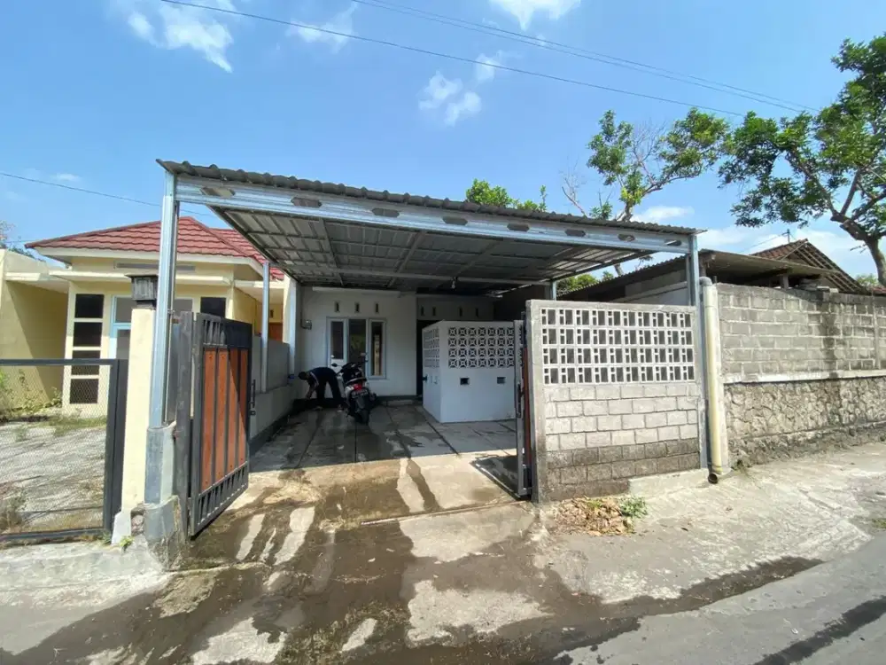 Rumah Siap Huni Full Pagar & Canopi Di Prambanan Legalitas Lengkap, Harga Nego